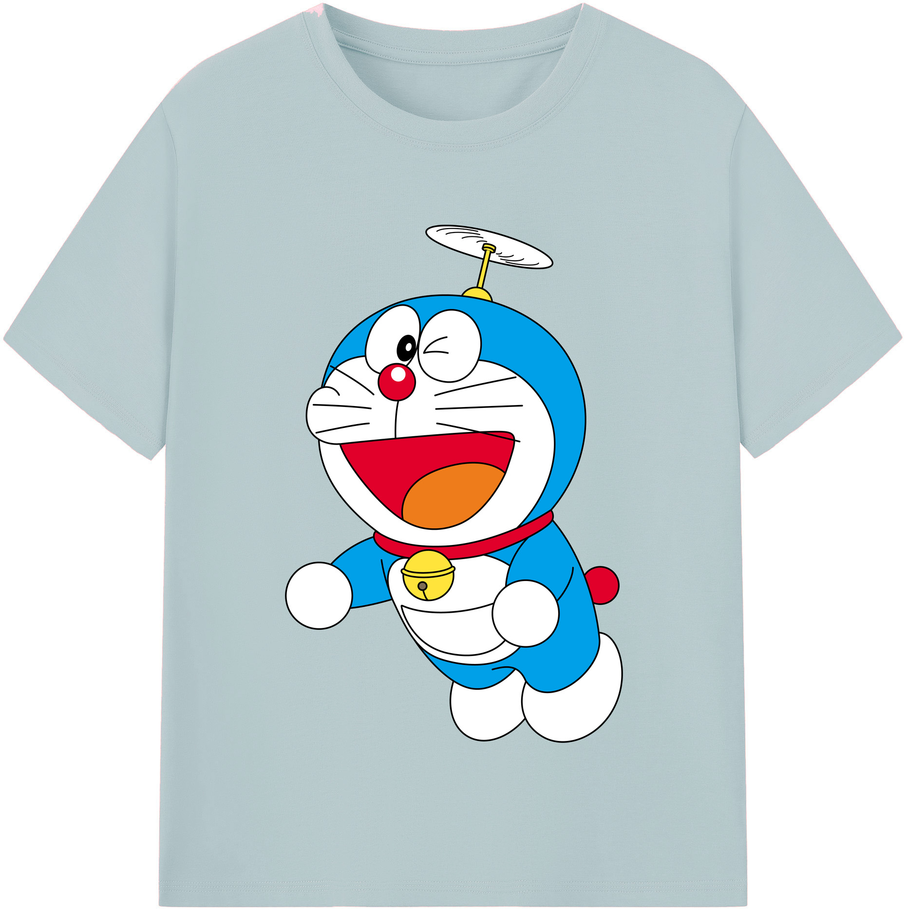 （画像用） ドラえもん Doraemon 綿100％半袖Tシャツ（フロントプリント）